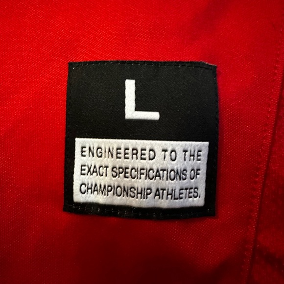 Men’s NIKE Tennessee Rebels short-sleeve baseball jersey Size Large - Picture 4 of 4